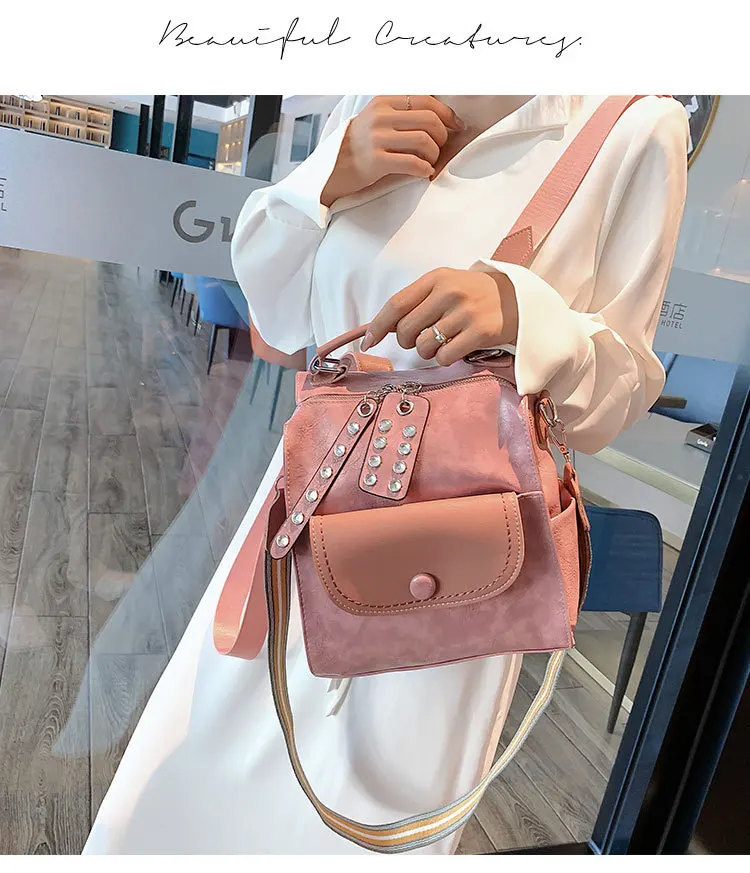 Bolsa Feminina De Couro De Vaca Sac A Dos Fille De Marque Водонепроницаемый женский рюкзак Femal из искусственной кожи женские рюкзаки s