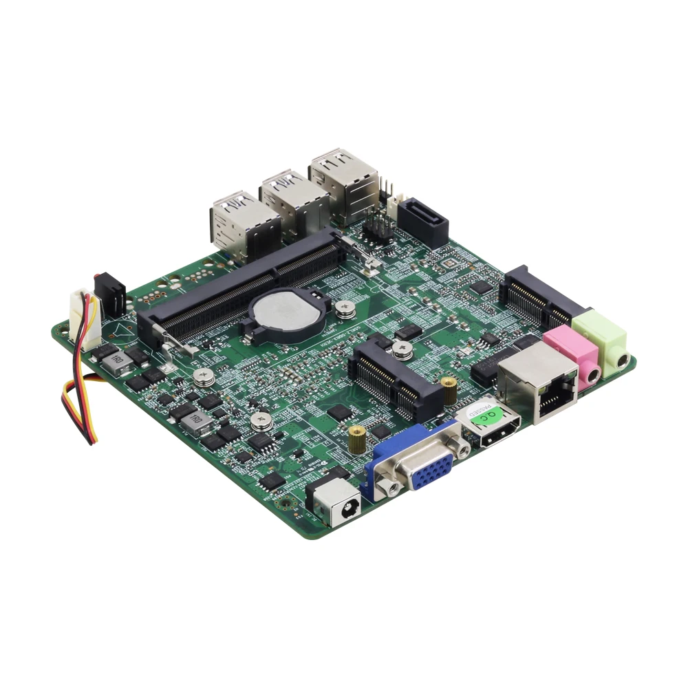 

Intel Core i7-7500U Mini PC Motherboard 4*USB3.0 2*USB2.0 VGA HDMI Mini PCIE WiFi Bluetooth mSATA SATA DDR3L Gigabit LAN 12V 5A