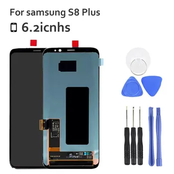 

New Arrivals BLACK Complete Screens For Samsung Galaxy S8 Plus G955F Touch Screen + LCD Screen Replacement