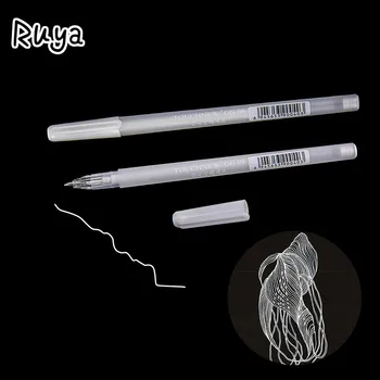 

0.8mm White Paint Marker Pen Highlight Liner Sketch Markers Gel For Graffiti Art Supplies Manga Painting Stationery sharpie