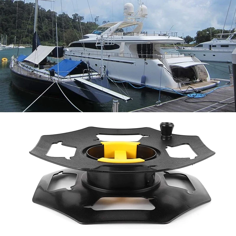 Outdoor Cable Tidy Reel 25M Storage Reel Wire Extension Tidy Frame Roll Up Stand For Caravan Yacht RV Cable Storage cable organizer