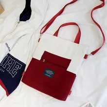 Многофункциональная Холщовая Сумка, женская сумка на плечо для студентов, художественная и художественная школьная сумка, рюкзак в Корейском стиле, большая сумка для переноски