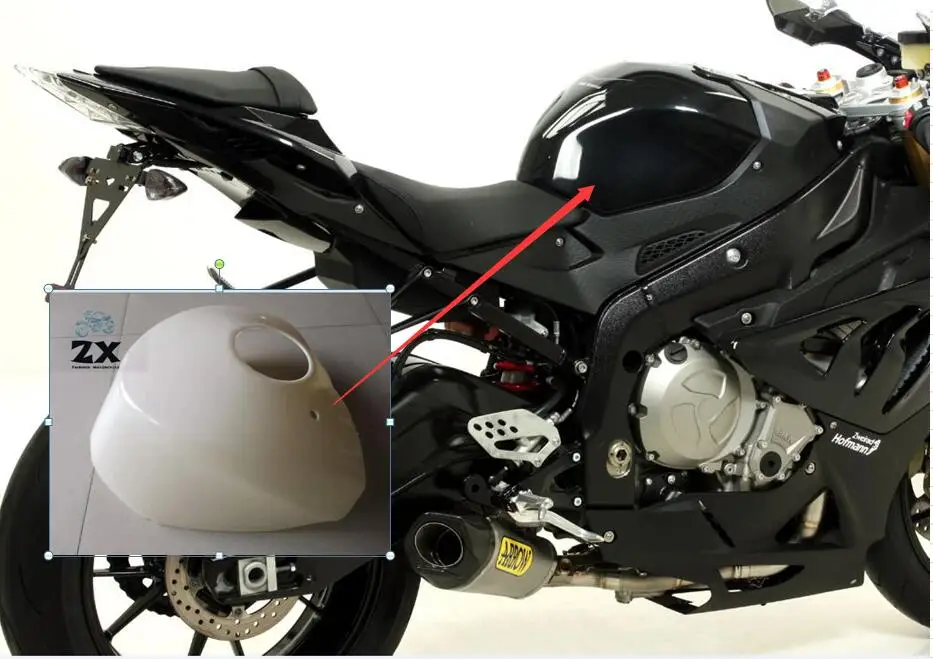 Zxmt Мотоцикл Обтекатели бак крышка обтекатель для s1000rr 2009 2010 2011 2012 2013 хорошая крышка бака качество впрыска ABS