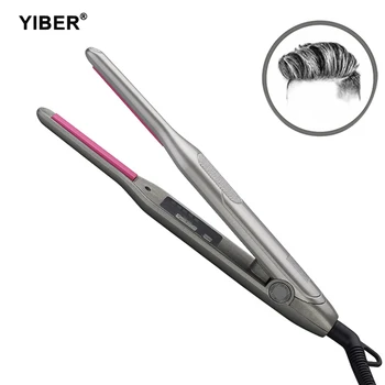 

Man 2 in 1 LED Flat Iron Beard Hair Straightener Curling Iron hair curler Ceramic for Short Hair Women and Men Fast Styling