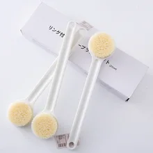 Hot Selling Soft Bristle Anti-slip Long Handle Bath Brush Adult Bath Rub Back Rubbing Towel Exfoliation Cleaning Bath Brush