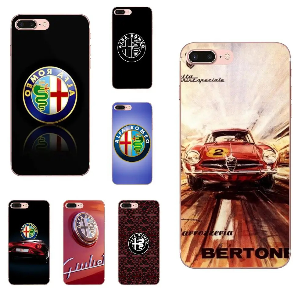 Мягкий оригинальный суперкар для Alfa Romeo Логотип HTC Desire 530 626 628 630 816 820 830 One A9 M7 M8 M9 M10 E9