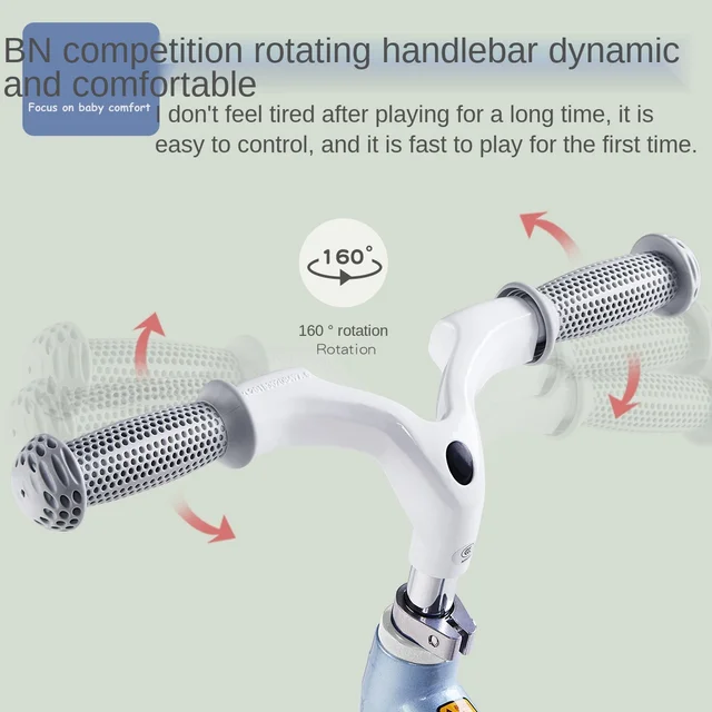 Doki Toy Children's Balance Scooter No Pedal Roller Scooter Children Baby Sliding Walker Scooter Children 3