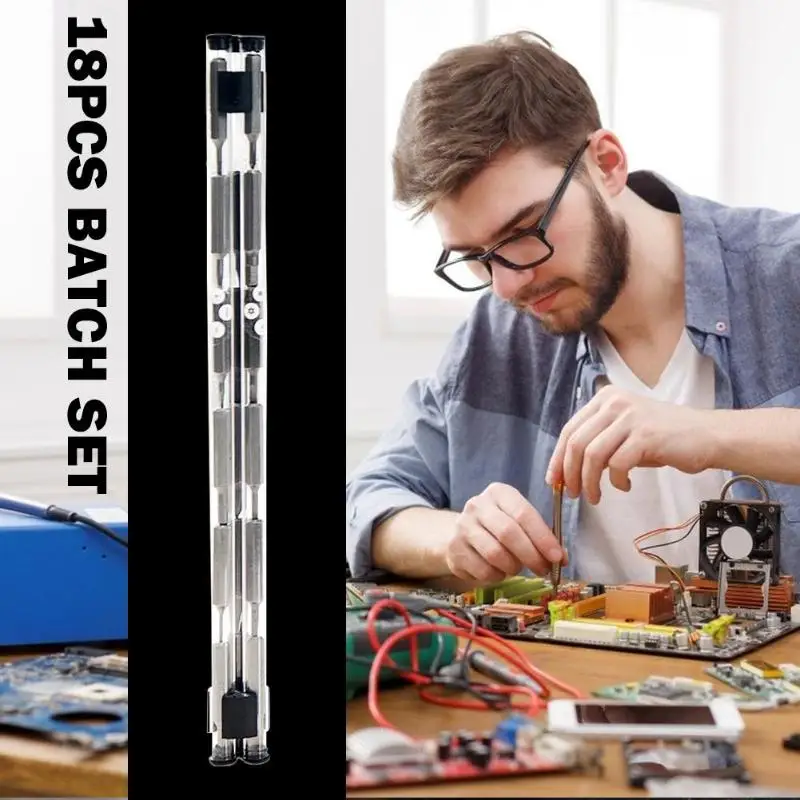 Wowstick X0 18 шт. Многоцелевой 4 мм S2 Стальная отвертка бит партии головки поддержка прямой доставки