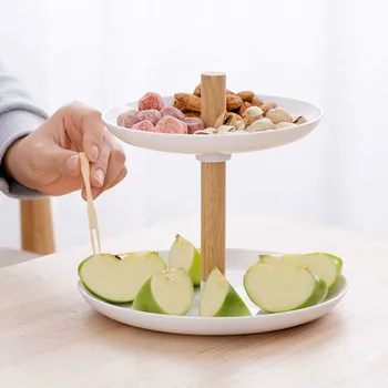 

Multi-layer dried fruit plate household removable fruit plate living room snack nut candy dish storage box ZP7111023