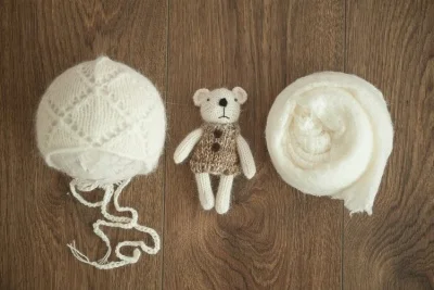 white hat dollwrap Jane Z Ann, вязаная кукла-снеговик ручной работы для новорожденных, шляпка, обертывания, реквизит для фотосъемки, аксессуары для студийной съемки - Цвет: white hat dollwrap