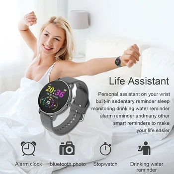 

NEW Full Touch bluetooth Smart Watch IP67 Men Women Blood Pressure Health Monitoring Sport Tracker Entertainment For Android Ios