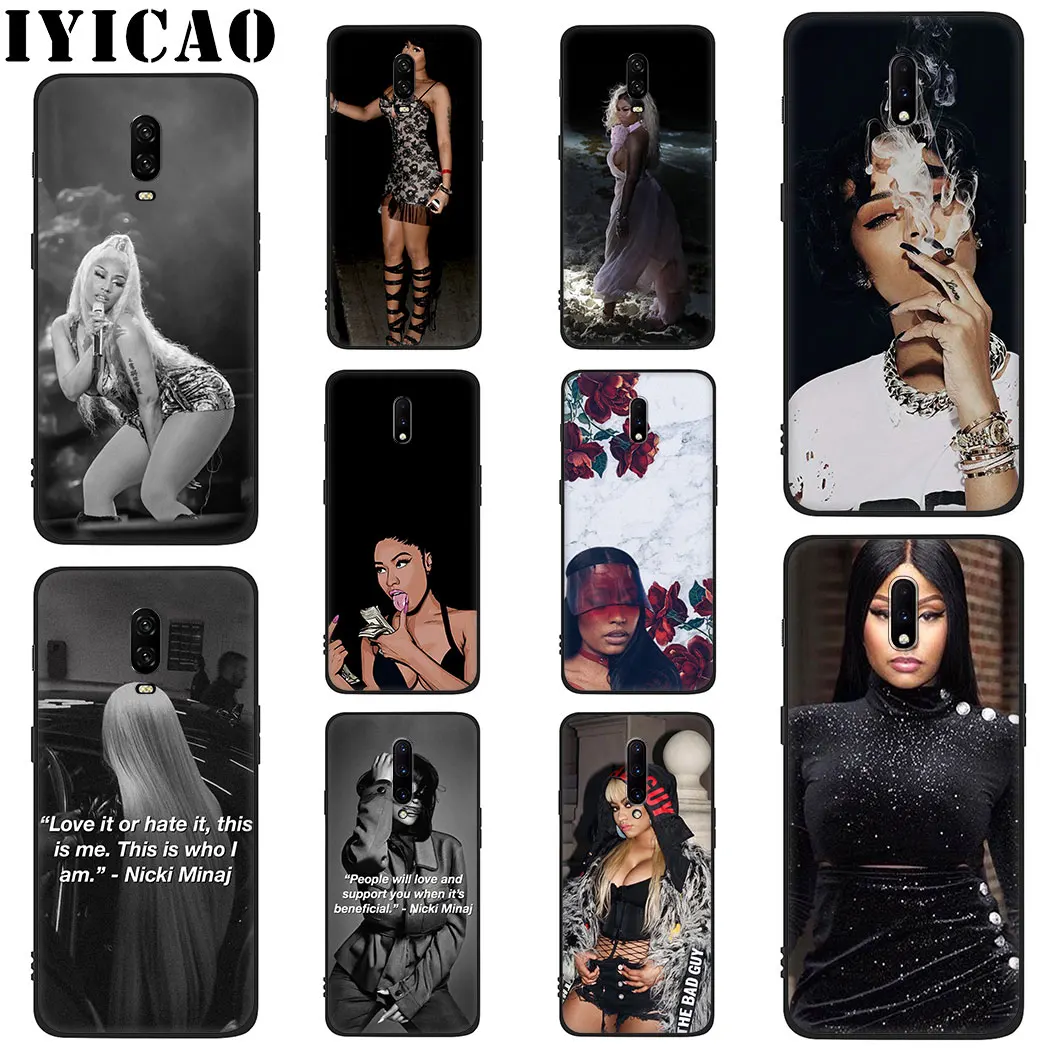 Nicki Minaj Original Soft Silicone Case for oneplus 5 5t 6 6t 7 Pro TPU Cover |