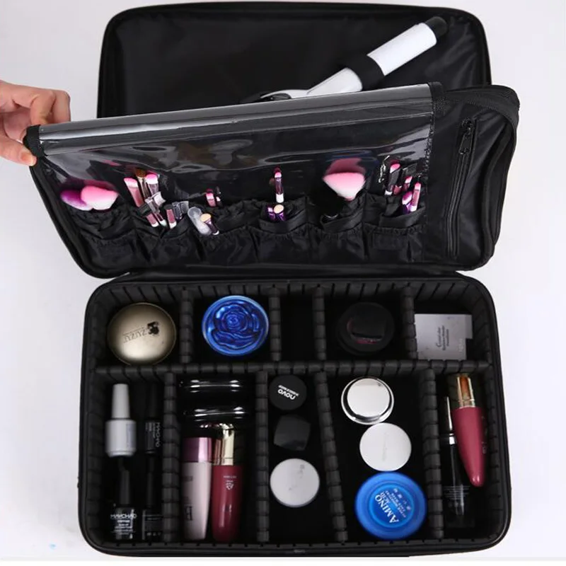 Multifunctional Makeup Kit Handbag Cosmetic Bag Shoulder Makeup Tool Storage Bag Travel Makeup Case Cosmetic Case personalized tool bag