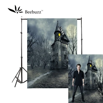 

Beebuzz photo backdrop halloween new product dark castle vampire background take pictures of halloween parties
