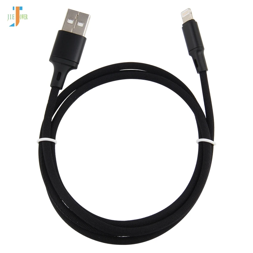 Черный 300 шт/партия usb type C кабель для Xiaomi Note7 чистый цвет Плетеный USB C кабель для samsung S9 провод для быстрого заряда type C зарядный шнур - Цвет: Черный