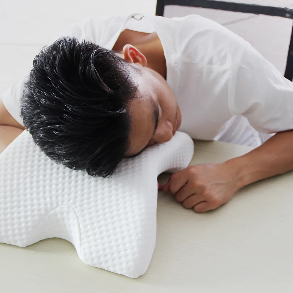 Memory Foam постельные принадлежности Подушка против давления ручная защитная подушка для шеи медленное отскопление многофункциональная подушка домашняя шелковая пара подушка