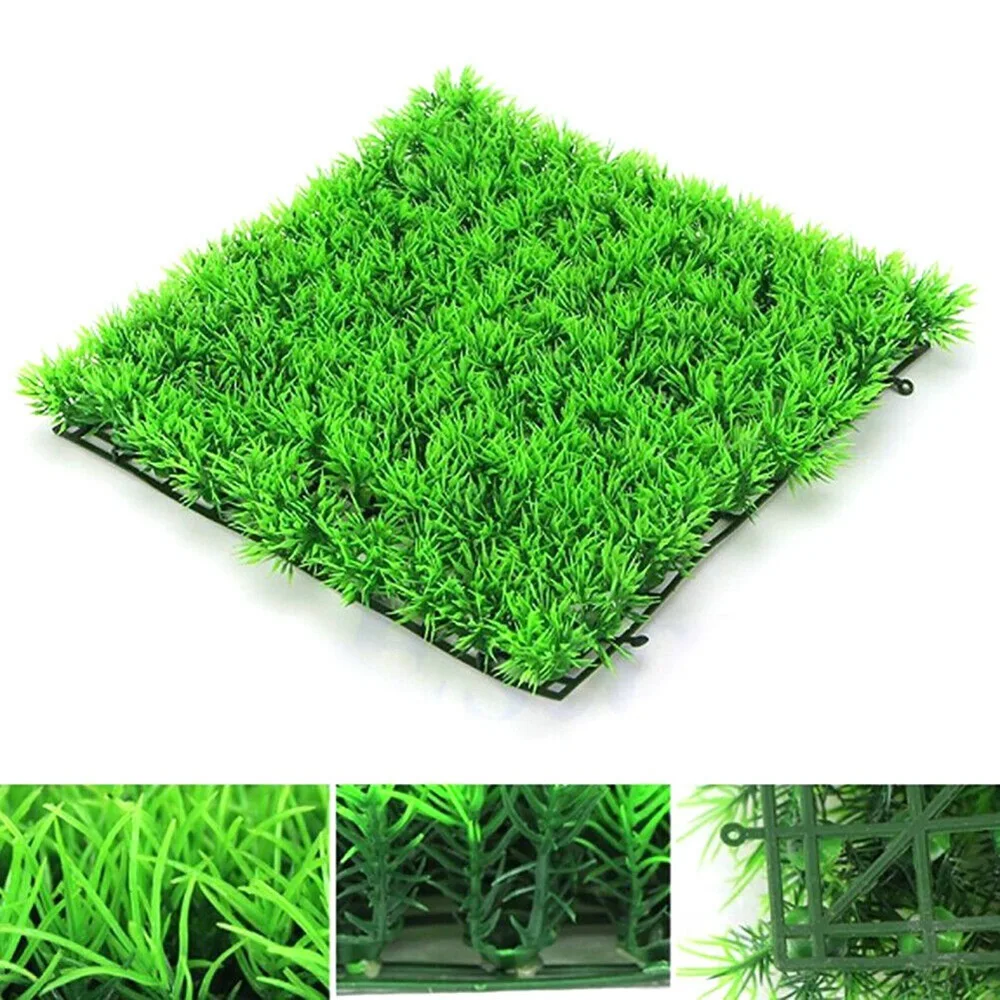 Искусственная трава коврик 25*25*3 5 см искусственное украшение для аквариума