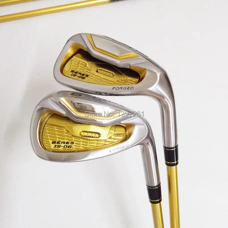 Новые 4 звезды Honma IS 06 утюги для гольфа Beres клюшки 11AwSw R S графитовый Вал с крышкой