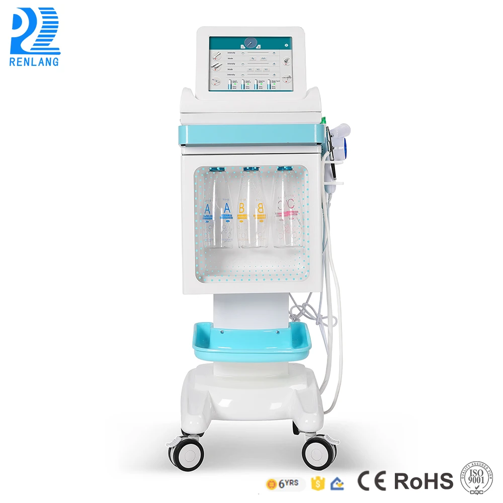 Зеленый Новые технологии aquapiling глубокая чистая вода и лицевая кислородная струя hydrafacial машина для очистки воды - Цвет: Зеленый