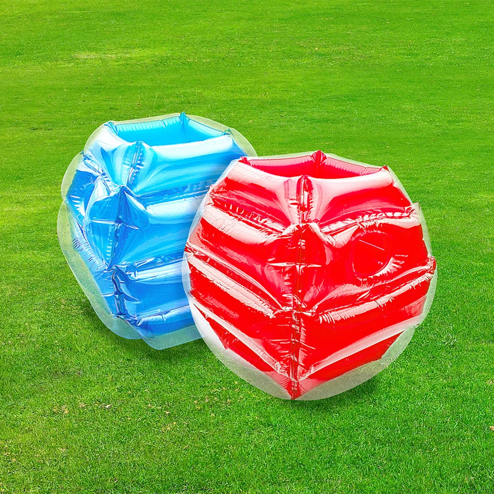2pcs PVC Inflatable Body Bumper Bubbles Ball Children Interesting Outdoor Sports Fitness Games Ball Toys