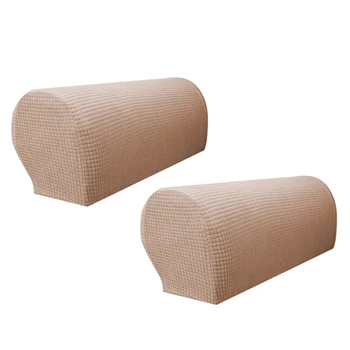 

Sofa Arm Protectors Spandex Waterproof Sofa Arm Covers Stretch Arm Caps for Armchairs Non Slip Pair of Furniture Protector