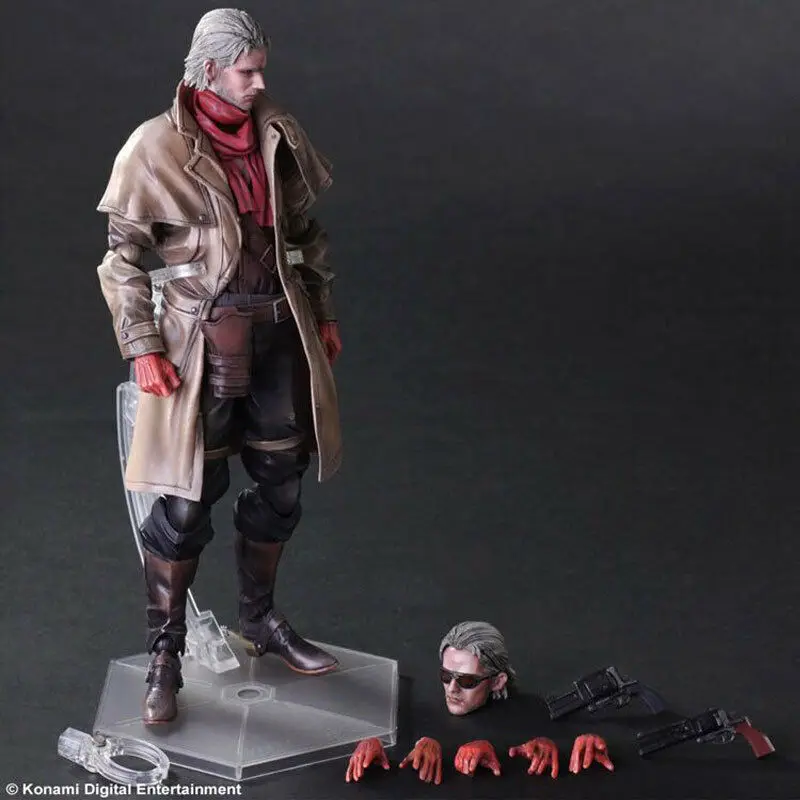 Play Arts Kai Metal Gear Solid 5 Revolver Ocelot PVC Action Figure No CoLour Box |