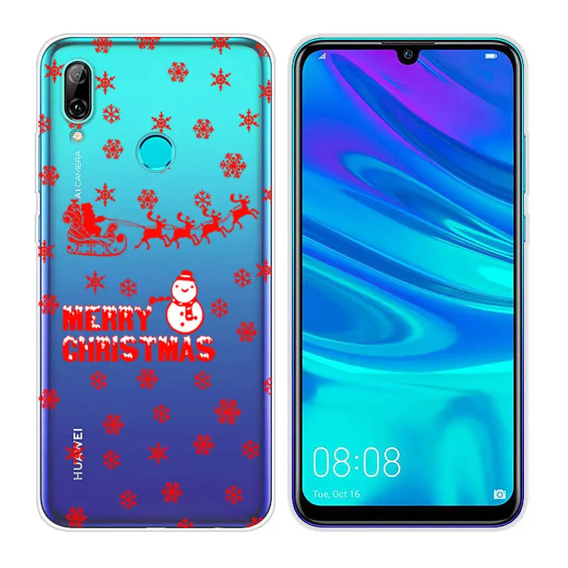 Christmas Case For Huawei P20 P30 Lite Pro P Smart 2019 Soft TPU Cover For Huawei Mate 20 10 Lite Pro Honor 20 Pro Case Fundas  (8)