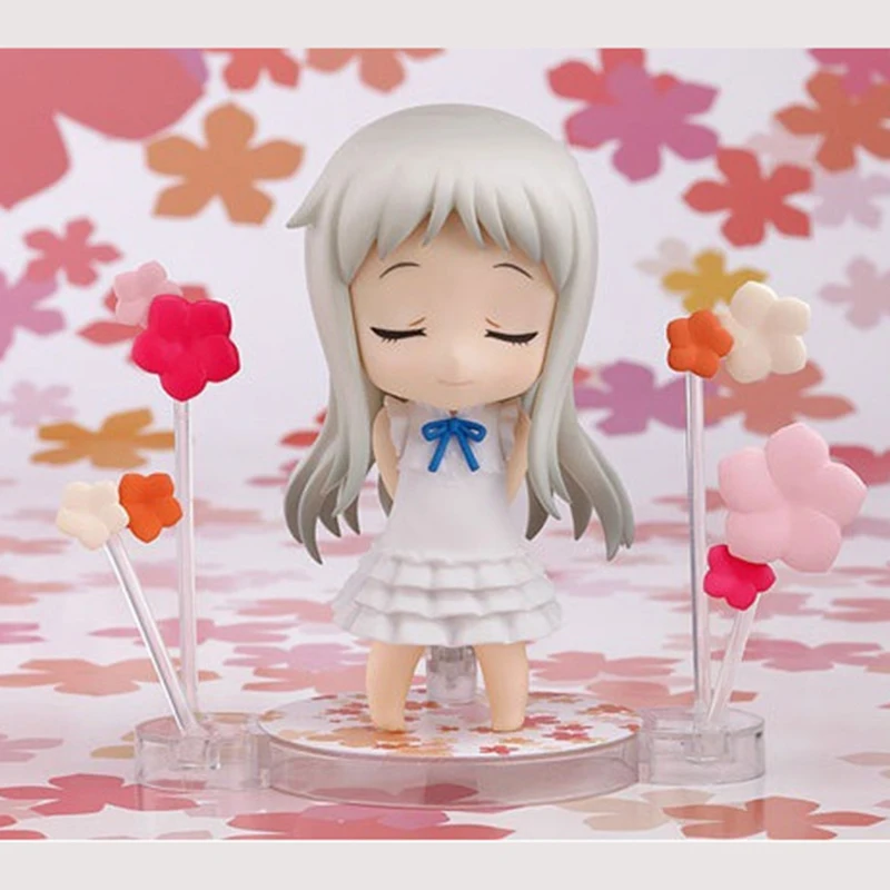 10 см аниме Q Anohana Honma Meiko Menma ПВХ Фигурки Коллекция игрушек для рождественского