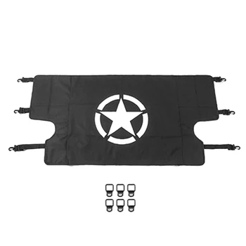 

For Jeep Wrangler 2007-2017 4-Door Car Trunk Luggage Sunshade Curtain