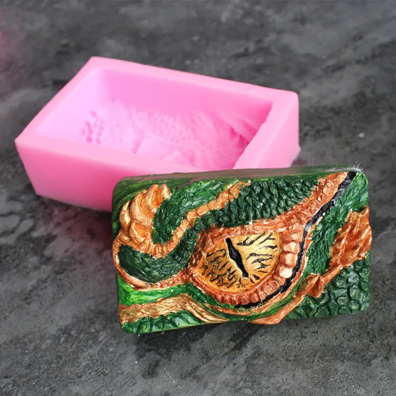 "Dragon Eye" Шоколадный силиконовые формы Fondant(сахарная) форма для льда Пудинг выпечка шоколадные конфеты мыло формы для свечей украшение торта, выпечки Инструменты