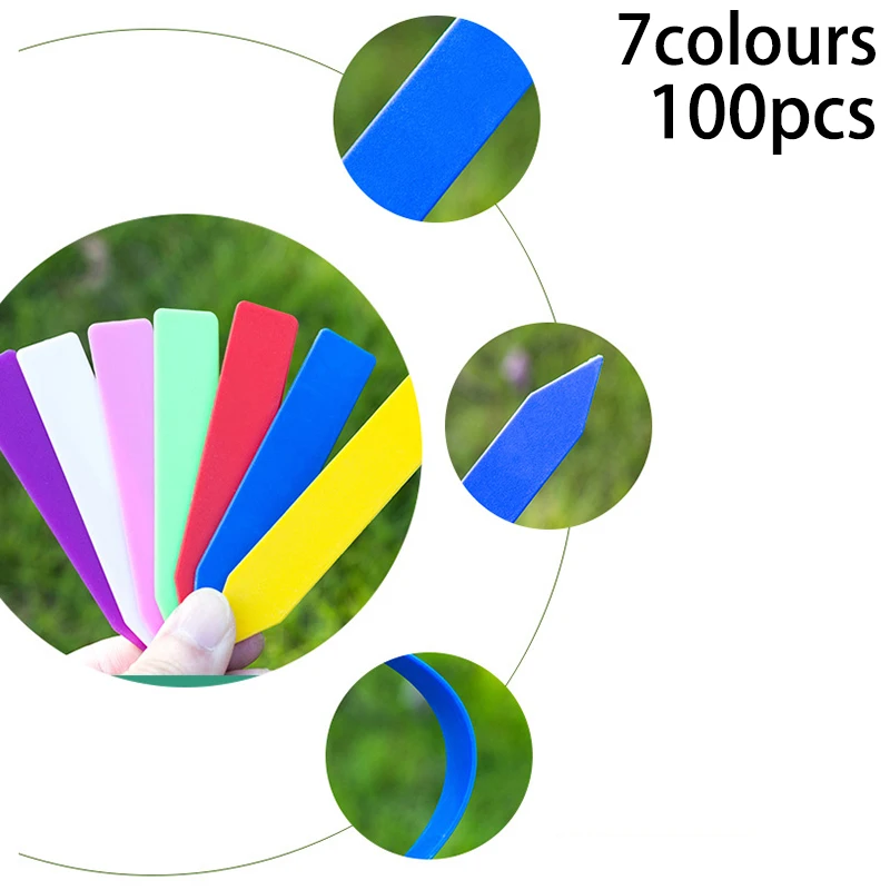 100 шт набор Садовые маркеры растения рассада именные ярлыки водонепроницаемые этикетки
