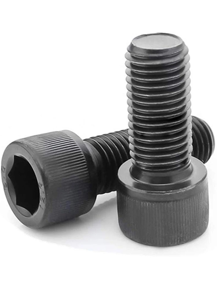 100 шт. M2x8mm ISO 4762 шестигранный привод класс 12,9 черная отделка из оксида сплава стали винты с заглушкой M2x8 M2 8 мм M2* 8