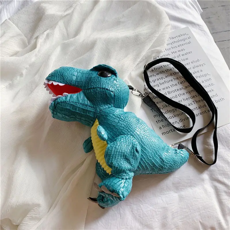 Стиль странный мешок для девочек Стиль одно-как справиться с динозавр сумка с феей Мини милый косые сумки
