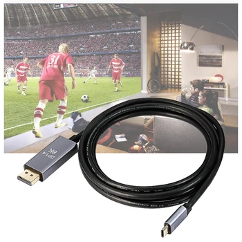 

USB3.1 Type C To Displayport 8K 1.4 HD Video Adapter Cable For MacBook Pro Brand New And High Quality Adapter Cable