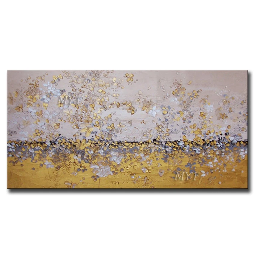 

Abstract Gold Palette Knife Oil Painting Handmade Butterfly Paintings Wall Art Canvas Wall Pictures Handpainted Oil Paintings