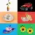 PULUZ 30cm Photo Studio Ring LED Light Box Shooting Tent Desktop Box Kit with 6 Colors Backgrounds Photography LightBox Kits 5V