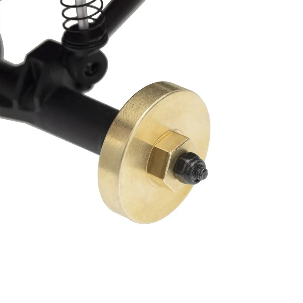 

4mm Wheel Weights Brass Counterweight Coupler for 1/24 Axial SCX24 90081 RC Car Accessories
