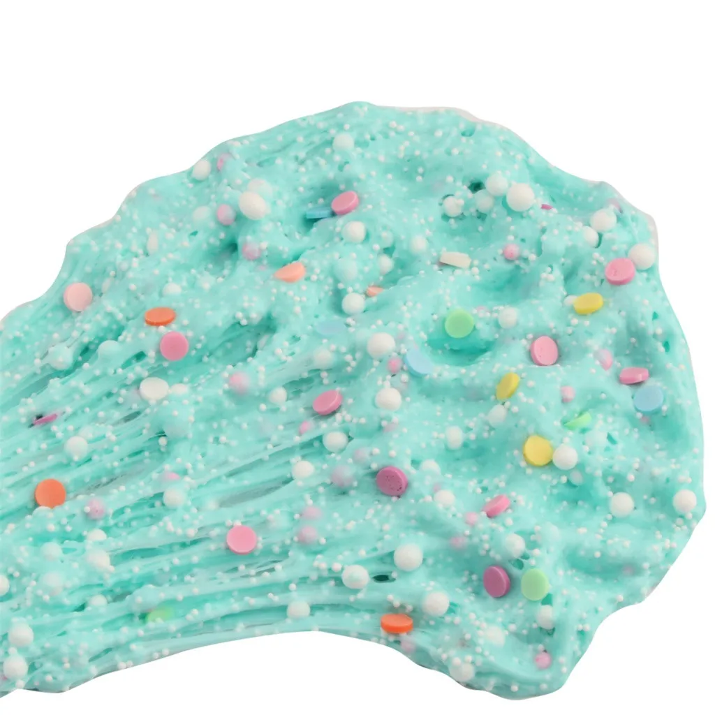 Fluffy Slime Supplies Stress Relief Toy Child Creativity Imagination Education toy Beautiful Color Colorful Slime toys #A