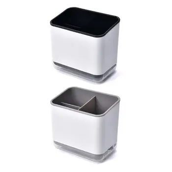 

Multifunctional Spoon Fork Chopstick Storage Box Double Layer Cutlery Drain Rack R9UC