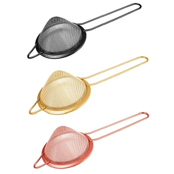 

Cocktail Strainer Stainless Steel Fine Mesh Strainer Professional Bar Tool Conical Food Strainers