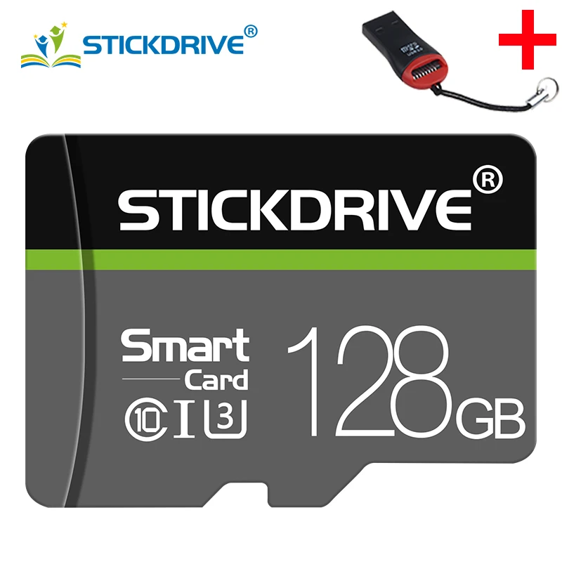 128G and Card Reader Высокая Скорость класса 10 tarjeta micro sd 32 Гб 64 Гб 128 Гб micro sd реальная емкость карты мини TF карты 16 ГБ 8 ГБ флэш-карты памяти - Емкость: 128G and Card Reader