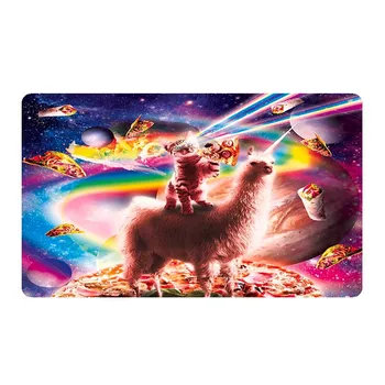 

Vintage Pizza Cat Door mat Funny Star burger cushion cover Doormat Square Gaming Game Gifts Dad Kid