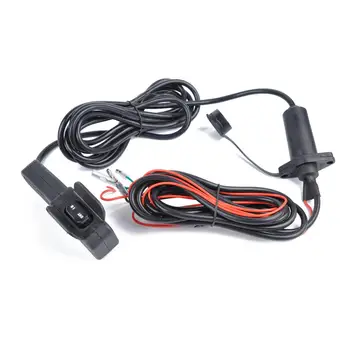

11ft Winch Rocker Switch Handlebar Control Line Accessories For ATV/UTV