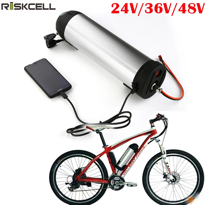 Без налогов ebike 24V 36V 48v 10ah 12AH 15AH 20AH bafang бутылка для воды e велосипед литиевая