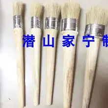 Круглая кисть для покраски щетина кисть для краски свинья щетина кисть для краски хвостовик цилиндрическая круглая кисть для краски свинья