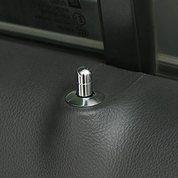 

Door Lock Pin Car Part Replacement Decoration Lightweight Portable Chrome Trim Durable Aluminum Alloy With Cap For Chevrolet
