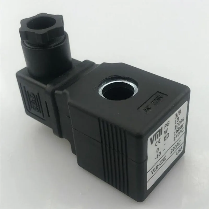 Гидравлическая катушка соленоидного клапана катушки двойного винта гранулятор PG3/8 v10-C3C NEM экскаватор, внутренний диаметр 13 мм, высота 38,5 мм