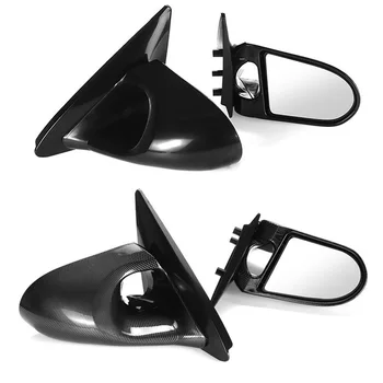 

NEW-2Pcs Manual Car Door Rear View Mirror for Honda Civic Eg 2Dr 1992-95