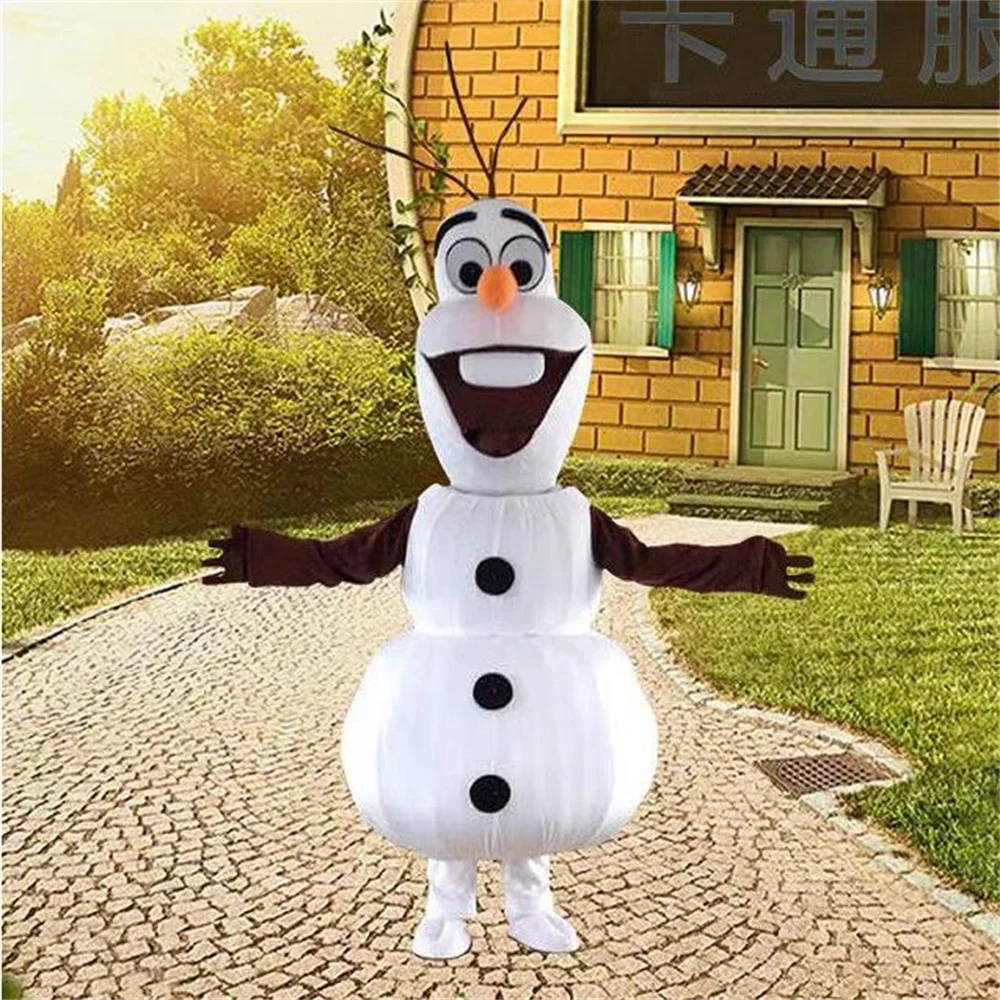 BIGGYMONKEY™ Mascot Costume Olaf, Frozen Snowman Sizes L (175-180CM)