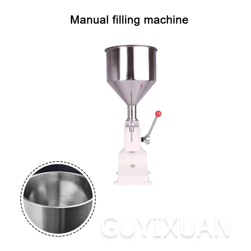 

Manual small filling machine Paste liquid Quantitative filling machine Drink honey Cooking oil cream Packing machine